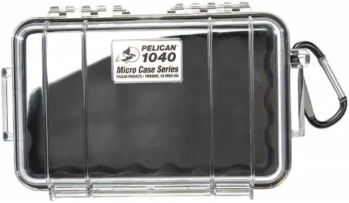 Fast Delivery - Pelican Micro Case 1040025100 Black/Clear Polycarbonate