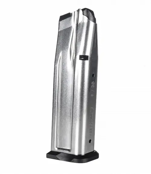 New Item | European American Armory Witness 2311 9mm Luger 17-Round Handgun Magazine Stainless/Silver