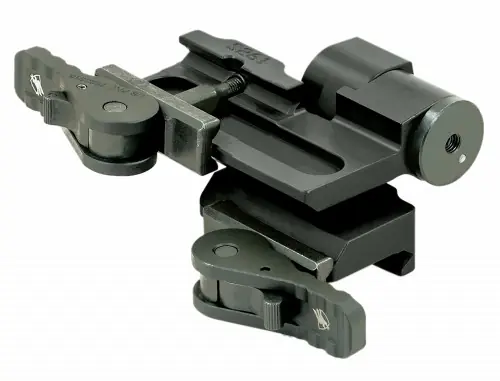 Easy Checkout - iRayUSA AC55 ADM Flip-to-Side Mount Black Anodized Aluminum