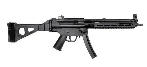 PTR 9LTBR Roller-Delayed Brace-Equipped 9mm Black Pistol - Great Buy