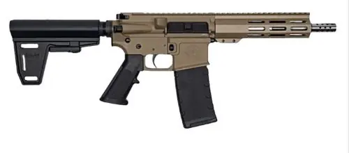 Great Value | Great Lakes Firearms AR15 Semi-Auto .223 Wylde 5.56 NATO Flat Dark Earth Cerakote Pistol