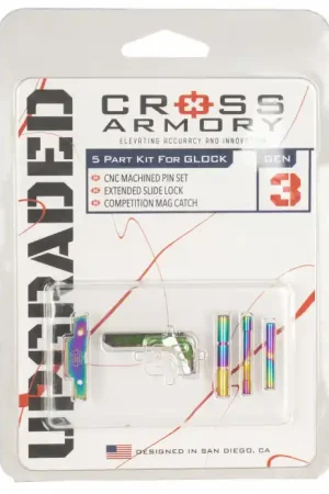 Low Price - Cross Armory CRGOKRB 3 Piece Upgrade Kit P80 Gen1-3 Rainbow