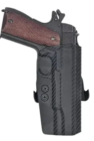 Rounded Gear CEX19115NRCFRHOWBPDL OWB Paddle Holster Black Carbon Fiber Kydex - Hot Deal