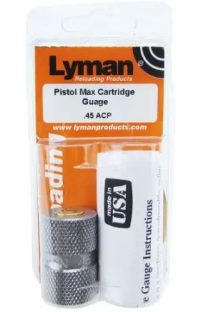 Top-Selling - Lyman Pro Maximum Cartridge Gauges .45 ACP Stainless