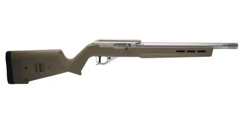Great Buy | True Precision TP22 Magpul Hunter X-22 Stock Flat .22 LR Clear Anodized and Silver Rifle