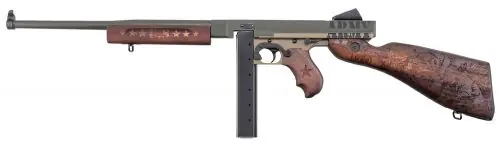 Auto-Ordnance Thompson M1 Carbine Army 250th Special Edition .45 ACP OD Green And Coyote Tan Cerakote Rifle - Deal