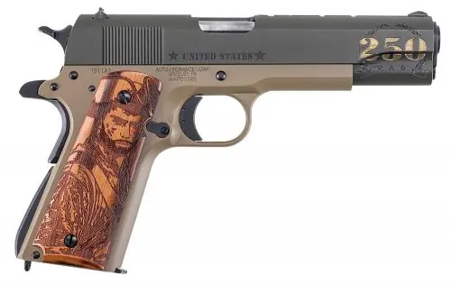 Auto-Ordnance 1911 Army Full Size .45 ACP Coyote Tan and OD Green Cerakote Pistol - Clearance