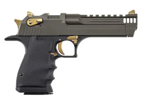Best Price | Magnum Research Desert Eagle Mark XIX 5-Inch .50 AE Black and Green Cerakote Pistol