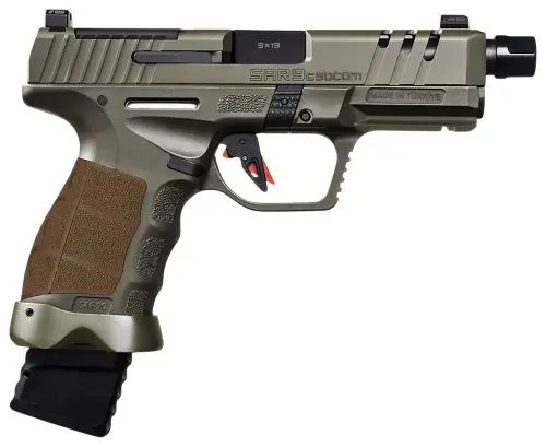 Bargain - SAR USA SAR9 SOCOM 9mm OD Green Pistol