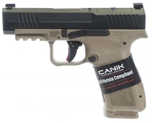 Big Sale | Canik METE MC9 LS California Compliant 9mm FDE/Black Pistol
