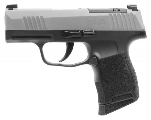 Popular | Sig Sauer P365 Micro-Compact Optic Ready with XRAY3 Day/Night Sights 9mm Stainless Slide with Black Frame Pistol