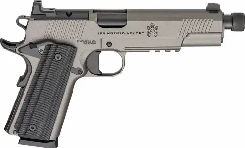 Ends Today - Springfield Armory 1911 Operator AOS Full Size .45 ACP Tungsten Gray Cerakote Pistol