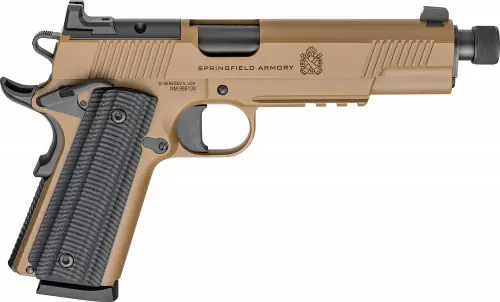 Springfield Armory 1911 Operator AOS Full Size .45 ACP Coyote Brown Cerakote Pistol | In Demand