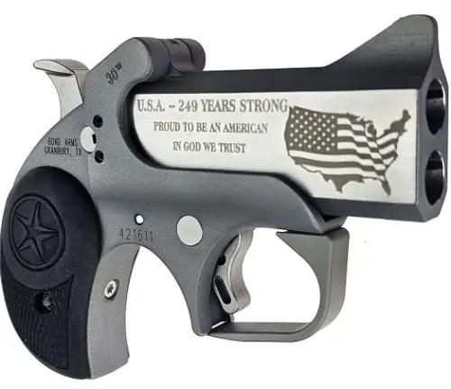 Bond Arms 30th Anniversary Rowdy .45 Colt .410 Bead-Blasted Matte Stainless Derringer - Great Value