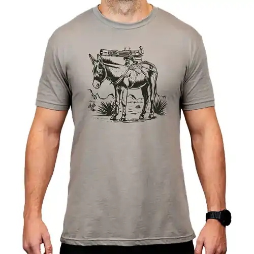 Top-Selling - Magpul MAG1528-041-L Burro CVC Stone Gray Heather Cotton/Polyester