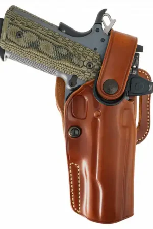Galco APO Steerhide OWB Belt Holster Fits Glock 17 Gen1-5 Tan - Popular