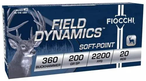 Just Added - Fiocchi Field Dynamics .360 Buckhammer