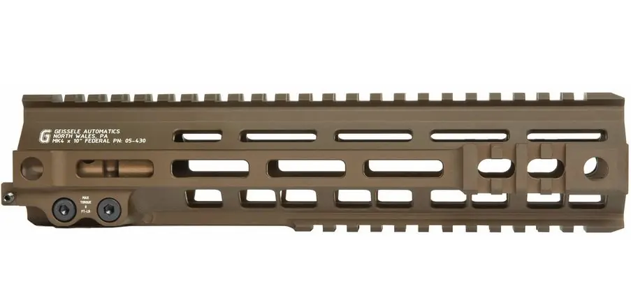 Ends Soon | Geissele Automatics MK4 Federal 10in Super Modular Rail M-LOK DDC