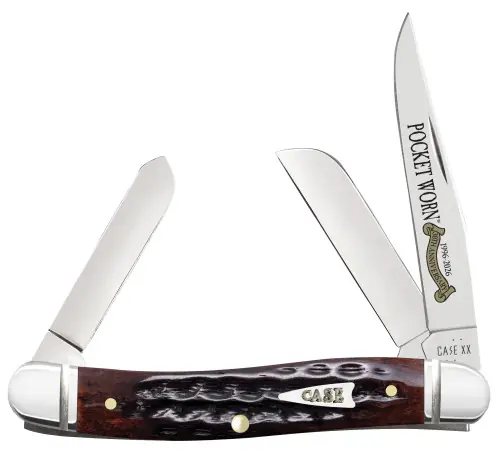 Sale Price | Case 55232 Pocket Worn Mahogany Bone