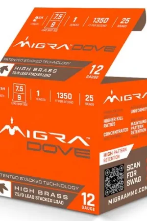 Migra Ammunition M12LF7.59 12 Gauge - New Item