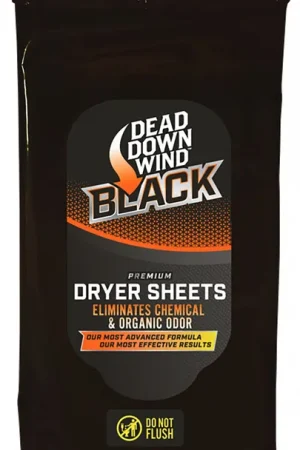 Great Deal | Dead Down Wind Premium Dryer Sheets Black Odor Eliminator Unscented