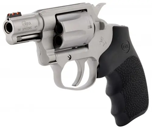 Colt Cobra Fiber Optic Sight .38 Special +P Stainless Steel Revolver - Save More
