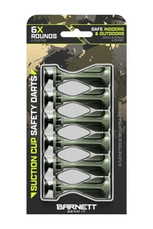 Premium Quality - Barnett Phantum Suction Darts 6/Pack Green