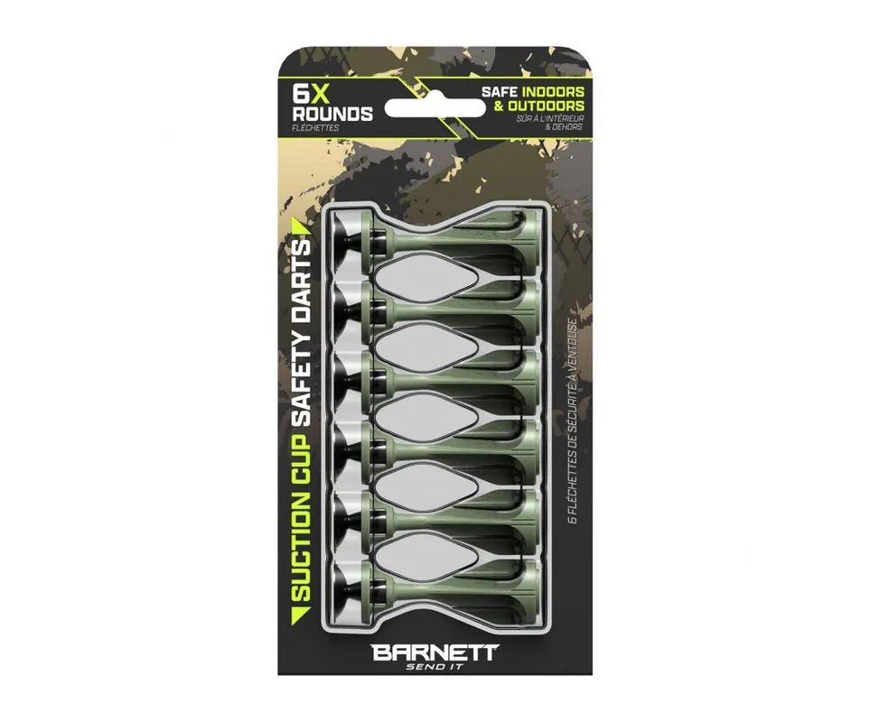 Premium Quality - Barnett Phantum Suction Darts 6/Pack Green