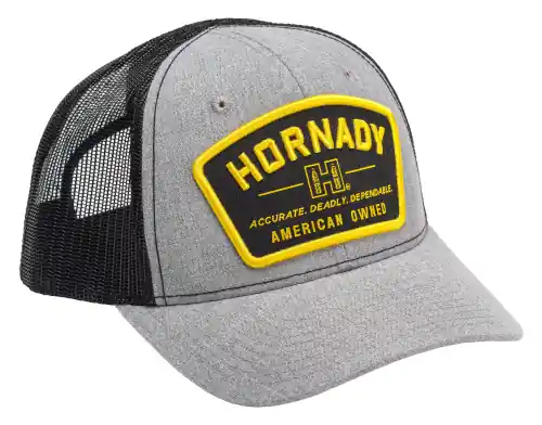 Newly Available - Hornady Gray & Black Mesh Hat