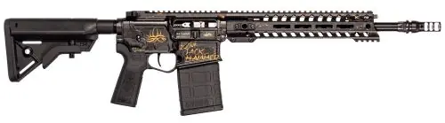 Patriot Ordnance Factory Rogue Limited Edition Jack Hammer .308 Win 7.62x51 NATO Black and Burnt Bronze Cerakote Rifle - Limited-Time Deal