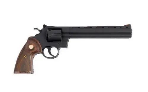 Colt Python 8-Inch .357 Mag Matte Blued Revolver with Wood Grips - Deal