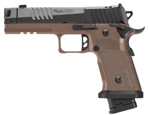 SIG Sauer P211-GTO Combat Compensated Optic Ready 9mm Pistol | Factory Direct