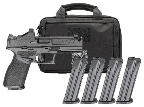 Springfield Armory Echelon Comp Gear Pac 9mm Blue/Black Pistol w/ Viridian RFX-11 Green Dot | Shop Today