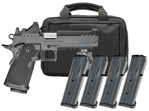 Hot Deal - Springfield Armory 1911 DS Prodigy 5 Inch AOS Gear Pac 9mm Black Pistol