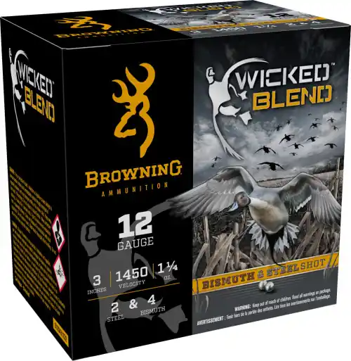 Reliable Choice - Browning Wicked Blend 12Gauge 3in 1 1/4oz 2/4BI Shot