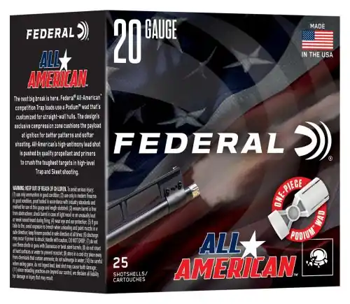 Federal Premium All American 20 Gauge - High Quality