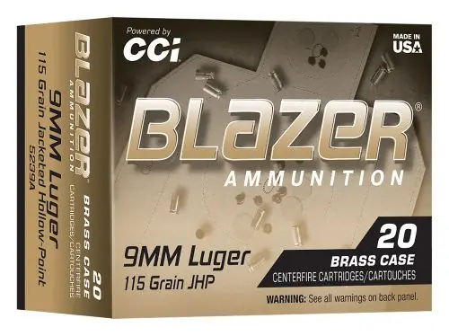 CCI Blazer Brass 9mm - Best Seller