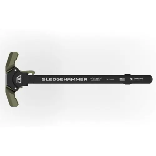 Price Cut - Breek Arms Sledgehammer AMBI Charging Handle Green