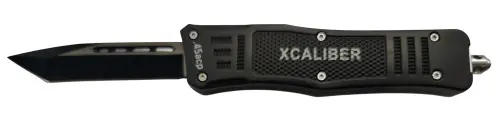 Xcaliber Knife Company OTF Tanto 45 ACP Plain Black - Ready to Order