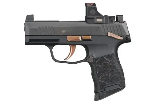 Top Quality - SIG Sauer P365-380 ROSE .380 ACP Rose Gold Accents Pistol w/ ROMEOZero