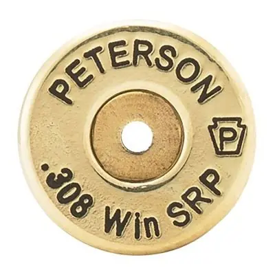 Available to Order - Peterson .308 Winchester Small Primer Brass 50bx