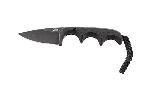 Bargain - CRKT Minimalist Drop Point Black Stonewash