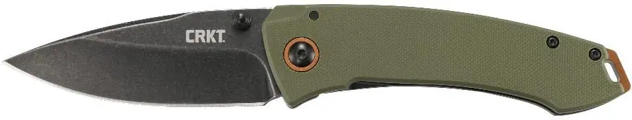 CRKT Burnley Tuna Frame Lock Knife Green G-10 Stonewash | Direct From Factory