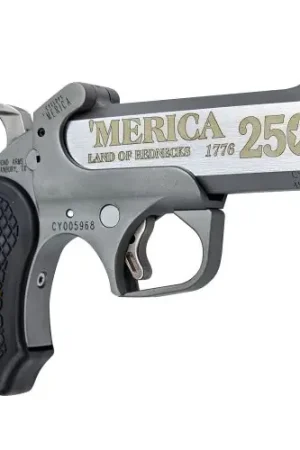 Bond Arms Cyclops 'Merica Edition .45-70 Govt. Stainless/Silver Derringer - New Product