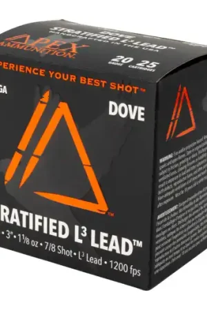 Price Cut - APEX AMMO 20G 3 1-1/8 7/8 25/10