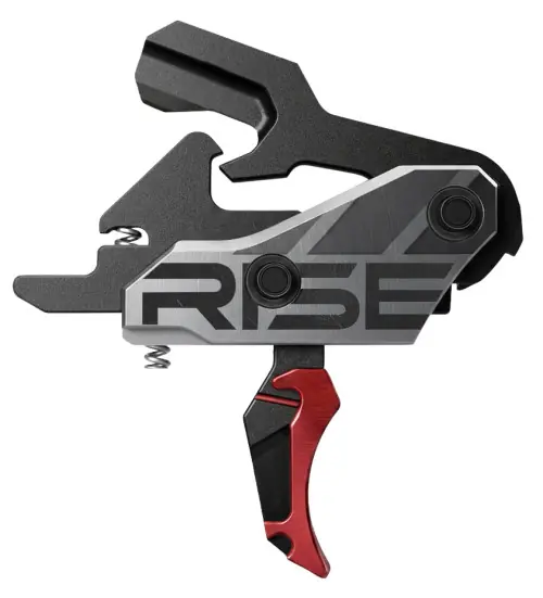 RISE T24-C-BR BLTZ G2 TRIG BLK/RED CRV INTER BLD - This Week Only