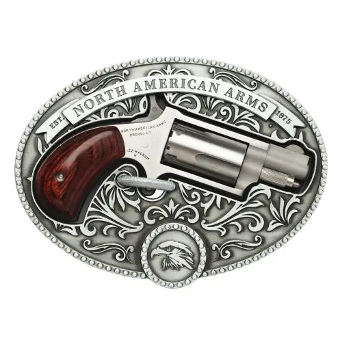 Premium Quality | North American Arms Buckle Gun Chuckwagon .22 WMR Black Oxide Revolver