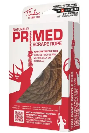 Dead Down Wind Tinks Primed Scrape Rope - High Quality