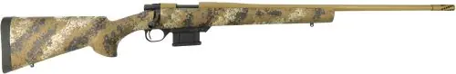 Latest Arrival - Howa 1500 Fence Line Heavy Barrel Threaded Muzzle Brake .300 Blackout Scorched Earth Camo Rifle