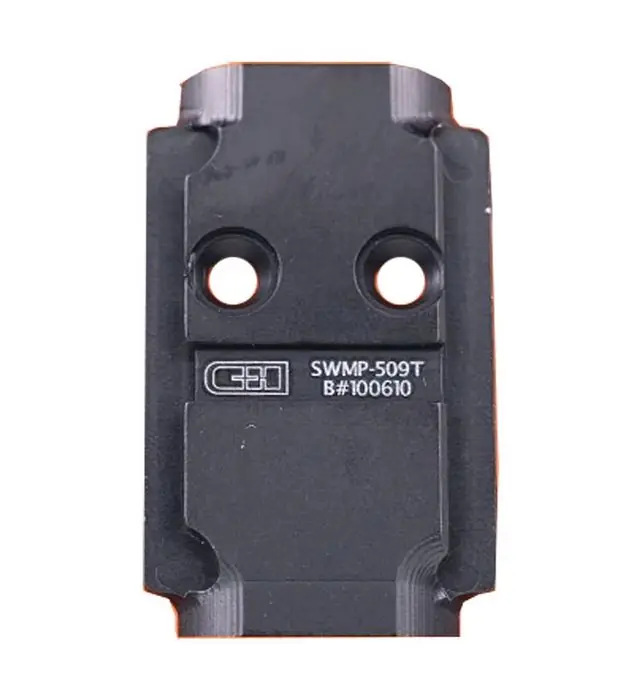 High Quality - C&H Precision V4 MIL/LEO Optics Plate for S&W M&P 2.0 CORE for Holosun 509T Black